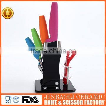 4pcs Multi-color Cutting Ceramic Kitchen Knife Set photo-3