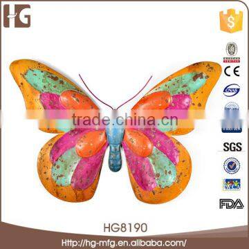 Colorful art decor butterfly gorgeous decorative metal wall art 39x3x27CMH