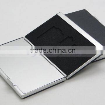 Leather Aluminum EVA Memory Card Carrying Case for 4x SD Card and 4x TF Card photo-4