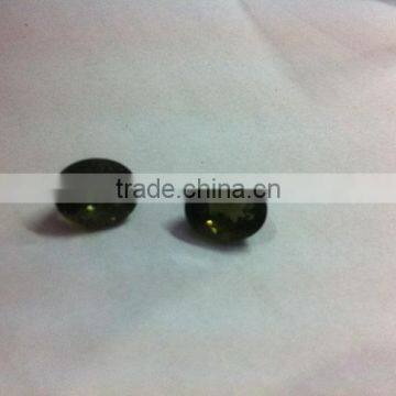 Oval Cut Moldavite Gemstones