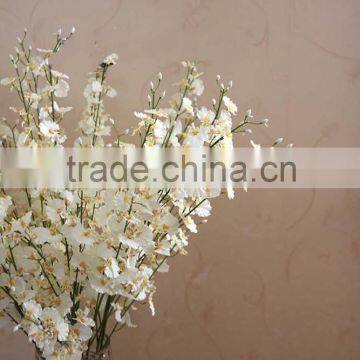 Blasting Models Available!High-grade Yellow Dancing Orchid Gao Zhi Silk Flowers Wholesale Simulation Flower Household Ground Ado photo-4