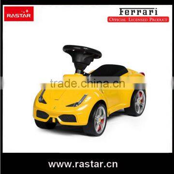 Rastar china toy Ferrari licensed kids toy walking push ride on car