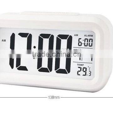 Multicolor Smart Alarm Clock Night Light ABS Color Randomly Clock With Temperature