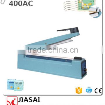 Aluminum Body Hand Impulse Sealer SF400AC sealer machine With side cutter handy plastic bag sealer