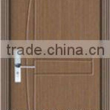 PVC single panel wood interior door