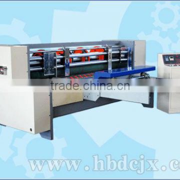 multi-color printing and slotting machine