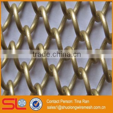 Hebei Shuolong provide metal architectural cascade coil metal mesh curtain drapery / Architectural metal drapery