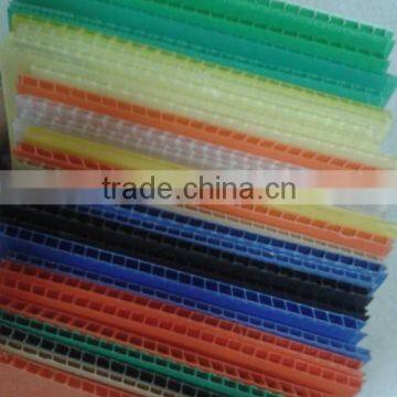 2mm-12mm colored pp corrugated sheet