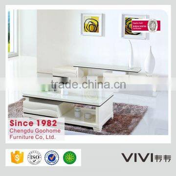 fashionable white tv stand for entertainment