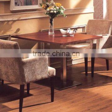 Commerical elegant restaurant table and arm chair XYN923