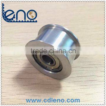 608ZZ bearing bore aluminium Belt tensioner idler pulley