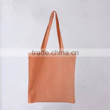 Women Canvas Pure Color shoulder bag Blank Tote Bag