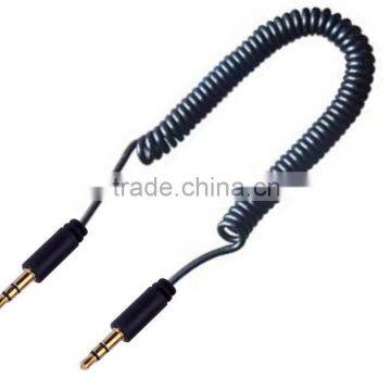 3.5mm stereo flexible audio cable car AUX audio cable, car mp3