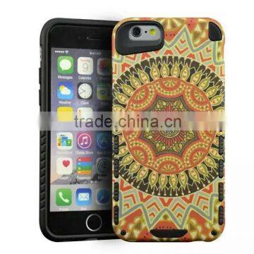 Two in One Cae for Iphone 6 With Colors Pictures Hard PC+TPU Materil More Protective photo-5