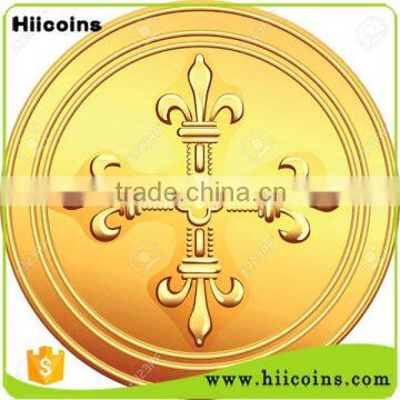 China factory cheap price gold plated coin gold