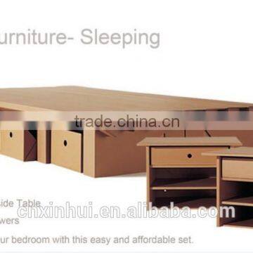 cardboard furniture bed