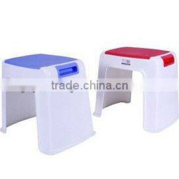 Plastic Bathroom Stool Step Stool with handle