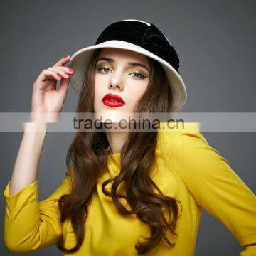 2014 newest wool felt stock fashion hat