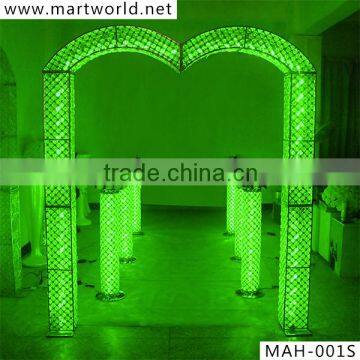 Latest crystal LED backdrop wedding decoration; Wedding backdrop decoration for event&party(MAH-001)