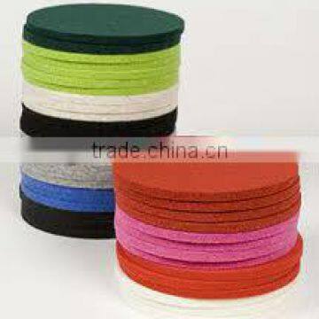 colourful polyester felt for cup pad