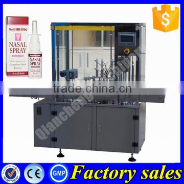 CE certification liquid filling machine,nasal spray bottling machine 60ml