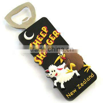 Custom Shaped 3D Soft PVC Bottle Opener