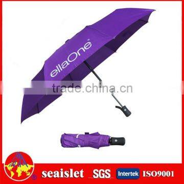 3 fold umbrella,purple umbrellas,fully automatic umbrella