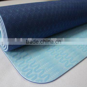 MIC5011 custom printed eco non-slip TPE double Yoga Mat