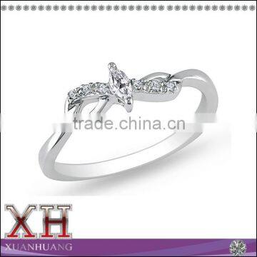 2015 Silver wedding jewelry with laser engraving silver ring