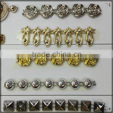 2016 New Model Decorative Gold Chain.ABS Plastic Chain For Clothes And Shoes.new gold chain design