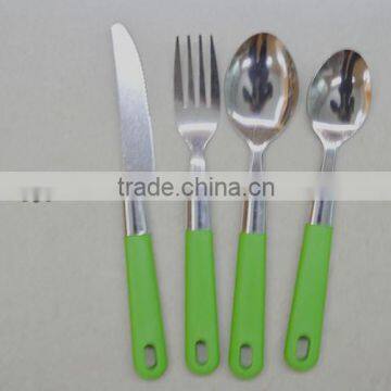cutlery set with plastic handle of low price and high quality made by Junzhan Factory directly