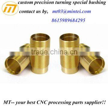 custom made cnc brass bushing