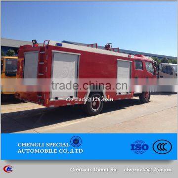 Custom volume good piping system fire fighting vehicle for fire emergency and rescue