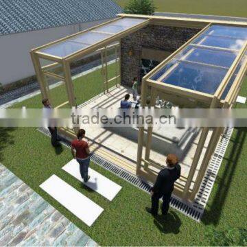 Suppliers of Direct Selling Aluminum Double-layer Glass Houses/garden Sun Rooms/greenhouse photo-3