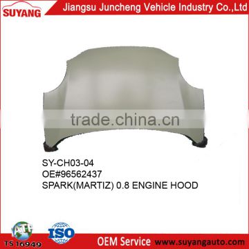 Auto metal body parts chevrolet spark hood