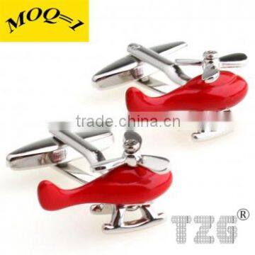 Fashion Stainless Steel Vertiplane Cufflink