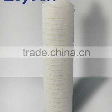 10" General Grade Pleated PTFE Filter Cartridges High Purity PTFE membrane cartridge