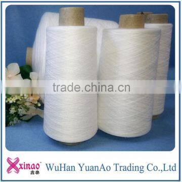 China Supplier Garment Sewing White Poly Spun Yarn photo-3
