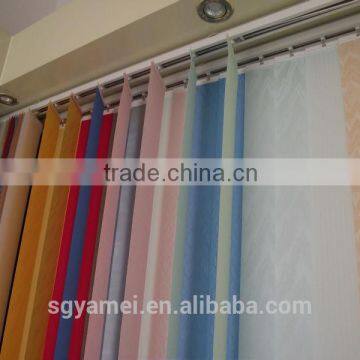 2016 new year wholesale sunscreen black out vertical blinds fabric fire redardant blinds