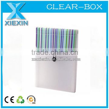 rectangle frosted pp acetate file box