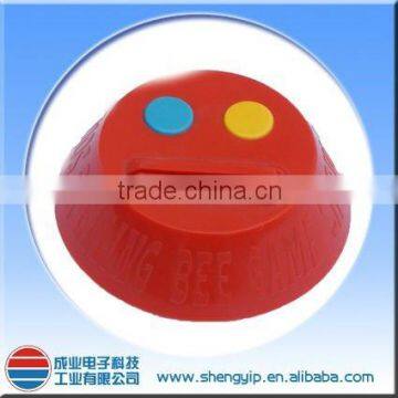 red smile face money saving box with sound