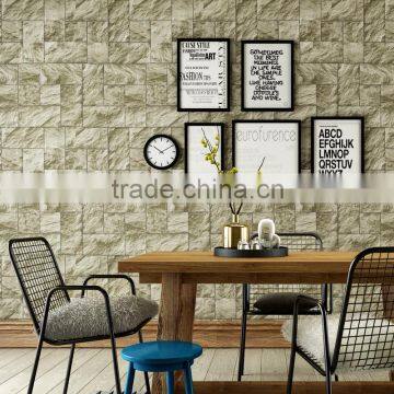 Mediterranean design brick decoration wallpaper for restaurant