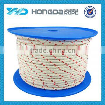 8mm braided wholesale cotton rope, 8 strand braided cotton rope