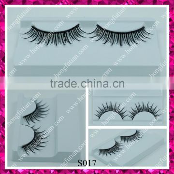 Top quality handmade korean synthetic hair individual false eyelash manufacturers Qingdao