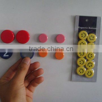 magnetic memo holder,memo magnet button,colorful magnetic paper holder,push pin magnet,magnet tack