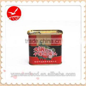 Tasty canned pork luncheon meat