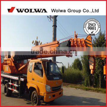 Wolwa 12ton auger truck crane for Russia & Middle Asia market