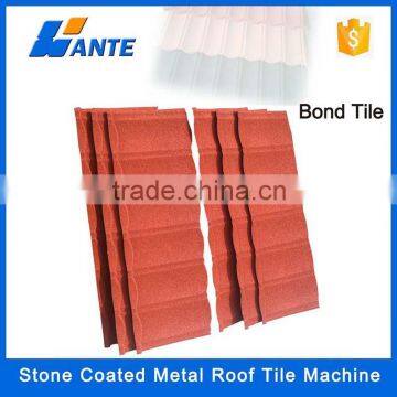 Linyi Wante Machinery High Quality Classic Roman Flat Tile Stone Coated Roof Tiles photo-2