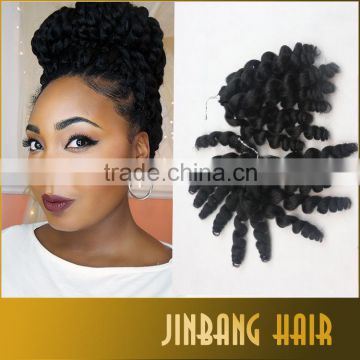 2016 new products 2X Bounce Twist crochet braid jumpy wand 2x wand curl braid