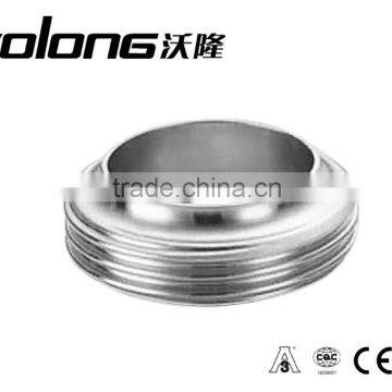 Stainless steel sanitary male union